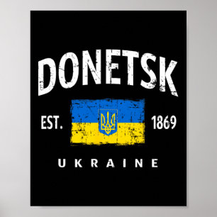 Donetsk Oekraine Ukrayina Doneck Joezivka Joezovka Poster