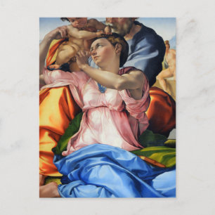 Doni Tondo, Doni Madona (detail), Michelangelo, 15 Briefkaart