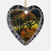 Donk Autumn Heart Keramisch Ornament (Rechts)