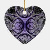 Donk Autumn Heart Keramisch Ornament (Achterkant)