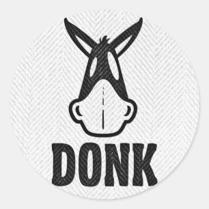 DONK - Black on White - Sticker Set