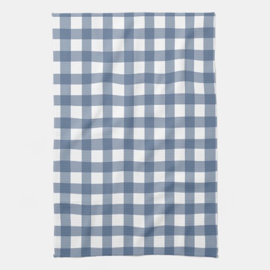 Donk Blue Gingham Theedoek (Verticaal)