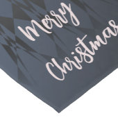 Donk Blue Roze Shimmering Mandala Korte Tafelloper (Hoek)