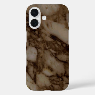 Donk Brown Marble iPhone 16 Hoesje