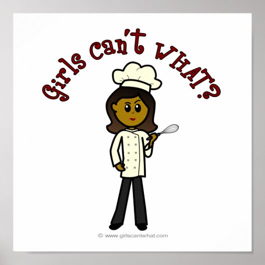 Donk Chef Girl Poster (Voorkant)