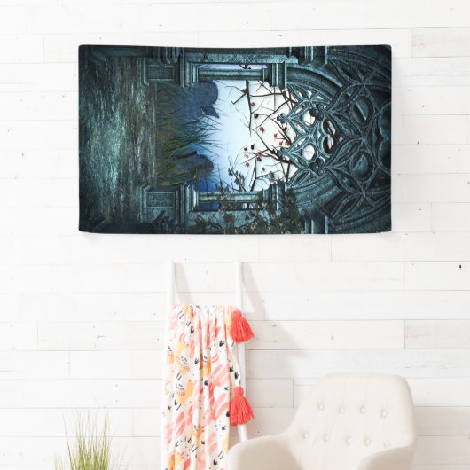 Donk Graveyard Achtergrond Spandoek (Insitu)