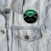 Donk Green Cheerleader Cheer Ronde Button 5,7 Cm (In situ)