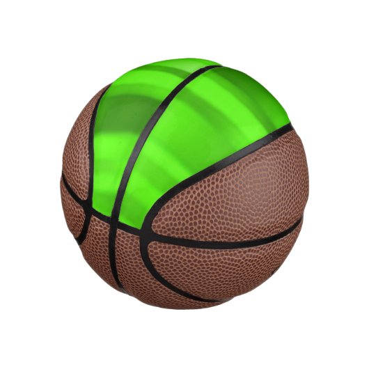 Donk Green Streak Mini Basketball Mini Basketbal (Schuin)