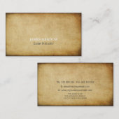 Donk Grunge Music Musicien Guitar Teacher Visitekaartje (Voorkant / Achterkant)