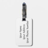 Donk Hibiscus Bagagelabel (Achterkant verticaal)