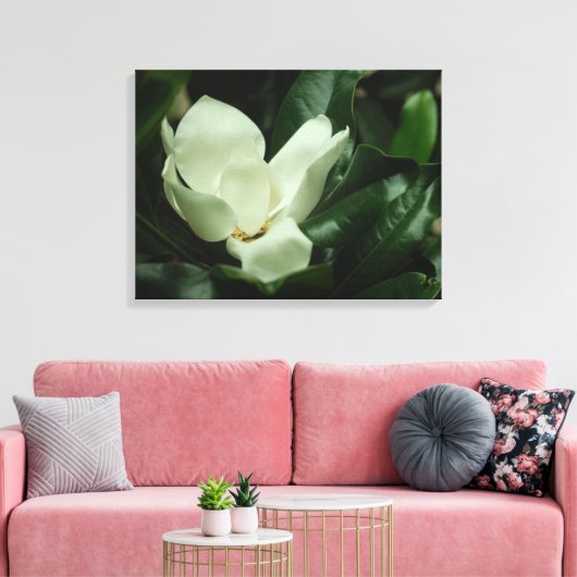 Donk Magnolia Canvas Afdruk (Insitu (Woonkamer))