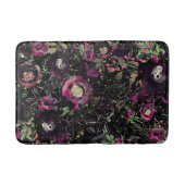 Donk Moody Berry Plum Sparkle Floral Modern Badmat (Voorkant)