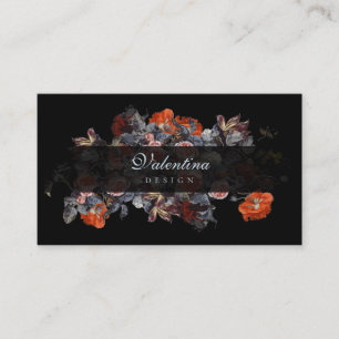 Donk Moody Floral Bouquet Visitekaartjes