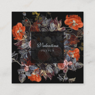 Donk Moody Floral Bouquet Visitekaartjes 2