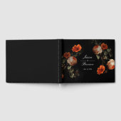 Donk Moody Romantic Floral Dutch Painterly Wedding Gastenboek (Volledig)