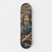 Donk psychedelic Captain Nemo Skateboard (Voorkant)