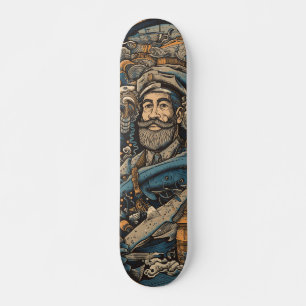 Donk psychedelic Captain Nemo Skateboard