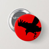 Donk Raven Ronde Button 5,7 Cm (Voorkant /achterkant)