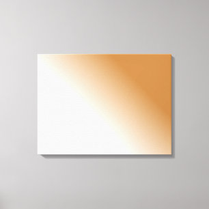 Donk Tan White Ombre Canvas Afdruk