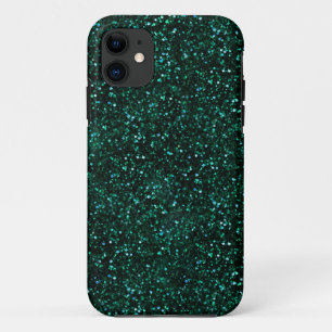 Donk Turquoise Blue Green Glitter iPhone 11 Hoesje