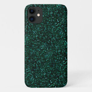 Donk Turquoise Blue Green Glitter iPhone 11 Hoesje