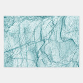 Donk Turquoise Marble Kijk Inpakpapier Vel (Voorkant 3)