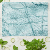 Donk Turquoise Marble Kijk Theedoek (Gevouwen)
