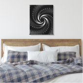 Donk Vortex Fractal Canvas Afdruk (Insitu (Slaapkamer))