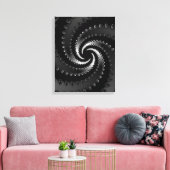Donk Vortex Fractal Canvas Afdruk (Insitu (Woonkamer))