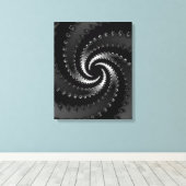 Donk Vortex Fractal Canvas Afdruk (Insitu (Houten vloer))