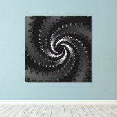 Donk Vortex Fractal Canvas Afdruk (Insitu (Houten vloer))