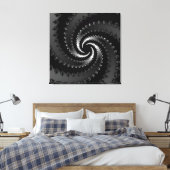 Donk Vortex Fractal Canvas Afdruk (Insitu (Slaapkamer))