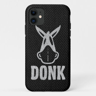 DONK - White on Black - iPhone 5 Hoesje