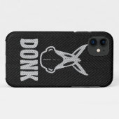 DONK - White on Black - iPhone 5 Hoesje (Achterkant (horizontaal))