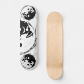 Donk Yin Yang Vampire Skull Religbol Skateboard (Voorkant)
