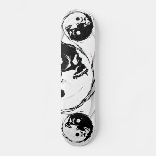Donk Yin Yang Vampire Skull Religbol Skateboard