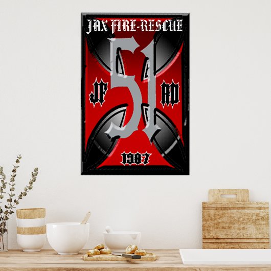 Donker 51 poster (Keuken)