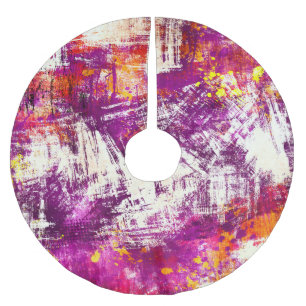 Donker Abstract Blots Achtergrond Kerstboom Rok