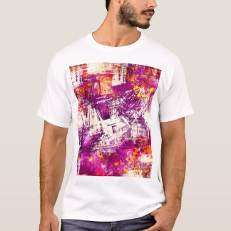 Donker Abstract Blots Achtergrond T-shirt