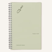 Donker Academisch Geschenk voor Liefhebbers van de Notitieboek (Voorkant)