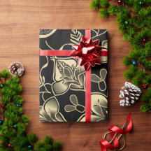 Donker Arabisch bloempatroon