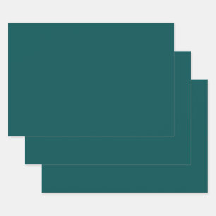 Donker Blauwgroen (effen kleur) Inpakpapier Vel