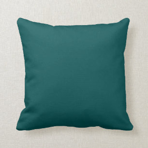 Donker Blauwgroen (effen kleur) Kussen