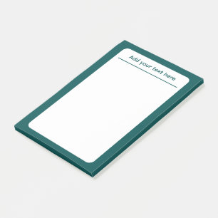 Donker Blauwgroen Stevige Kleurendouane Post-it® Notes