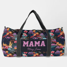 Donker Bloemen Mama Delivery Travel Gym