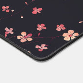 Donker Bloemig Droompatroon Bureaumat (Hoek)