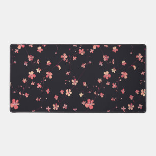 Donker Bloemig Droompatroon Bureaumat