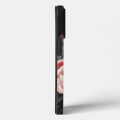 Donker bloemmonogram Case-Mate iPhone case (Achterkant / Rechts)