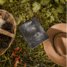 Donker bos | Bosbomen Snowy Notitieboek