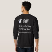 Donker bos Paranormal Ron Sweatshirt (Achterkant volledig)